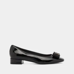 Ballerines avec noeud et monogramme