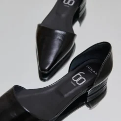 Ballerines ouvertes à bouts pointus