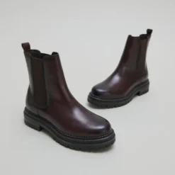 Boots à semelles crantées et élastiqu...
