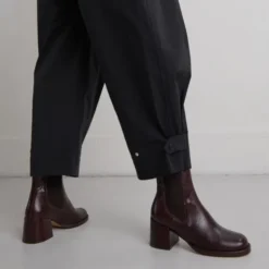 Boots à talons et élastiques