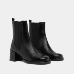 Boots à talons et élastiques
