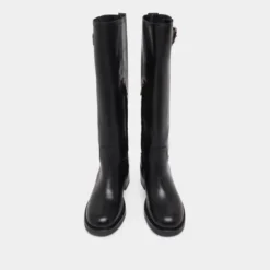 Bottes hautes à boucles