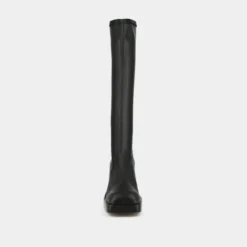 Bottes hautes à bouts carrés