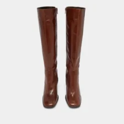 Bottes hautes à bouts carrés