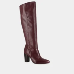 Bottes hautes à talons et bouts pointus
