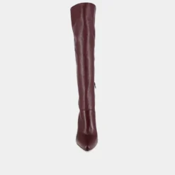 Bottes hautes à talons et bouts pointus