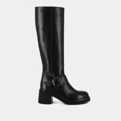 Bottes à semelles épaisses et boucles la...