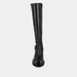 Bottes à semelles épaisses et boucles la...