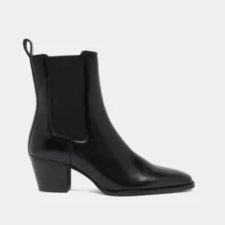 Bottines à talons biseautés et bouts poi...
