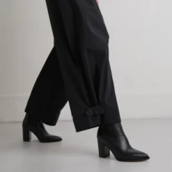 Bottines à talons et élastiques