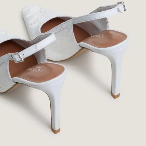 Escarpins slingbacks à bouts pointus