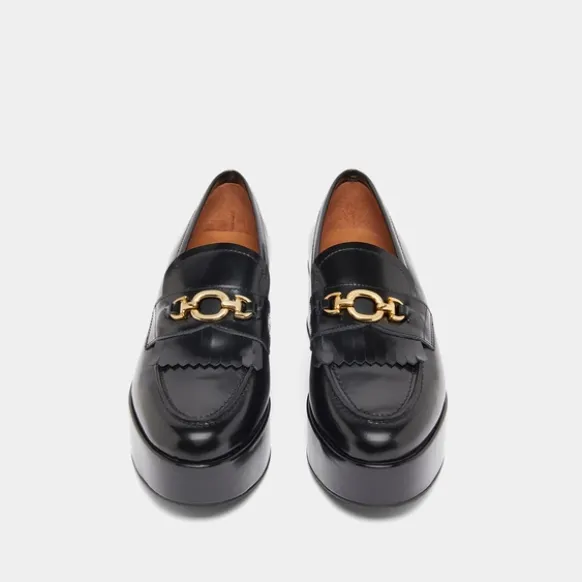 Mocassins à boucles dorées