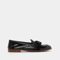 Mocassins à bouts ronds et pompons