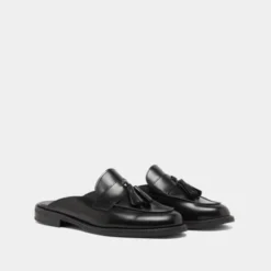 Mocassins à glands et bouts arrières ouv...