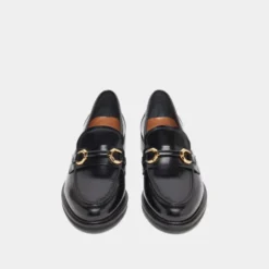 Mocassins à mors dorés