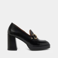 Mocassins à talons et mors