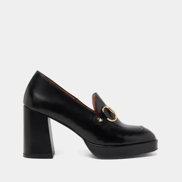 Mocassins à talons et mors
