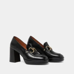 Mocassins à talons et mors