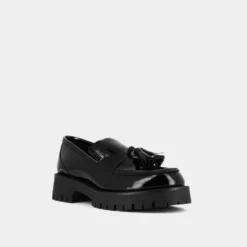 Mocassins à talons plats