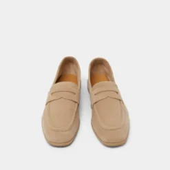 Mocassins à talons plats et bouts arrond...