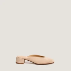Mules à bouts ronds et petits talons