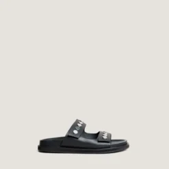 Mules à doubles lanières