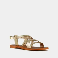 Nu-pieds à brides croisées