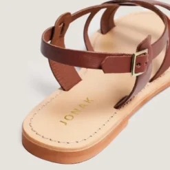 Nu-pieds à brides croisées