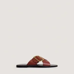 Nu-pieds à lanières entrecroisées