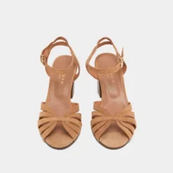 Sandales à brides et bouts ouverts