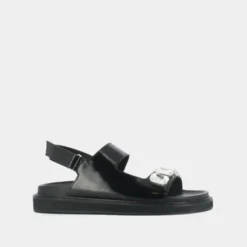 Sandales ouvertes et strass