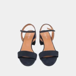 Sandales à talons et bouts ronds