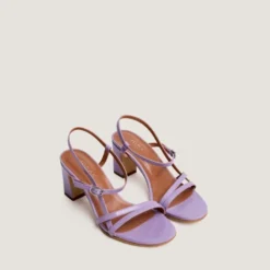 Sandales à talons et brides