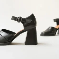 Sandales à talons et brides