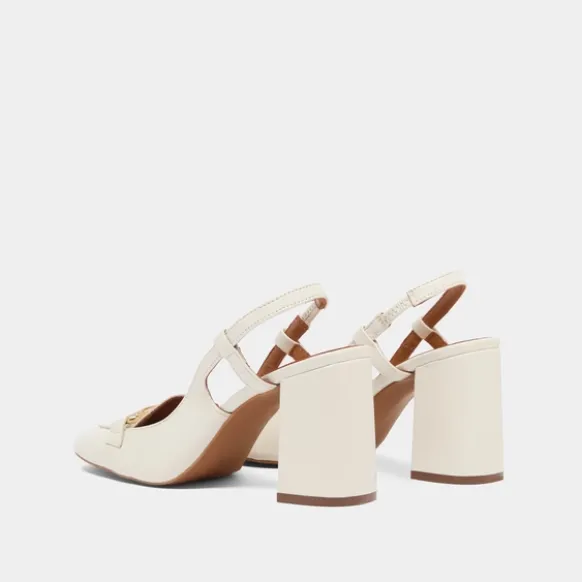 Slingbacks à mors dorés