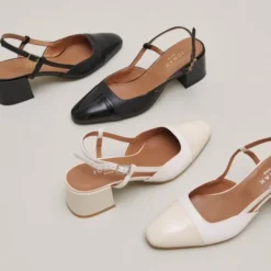 Slingbacks à petits talons